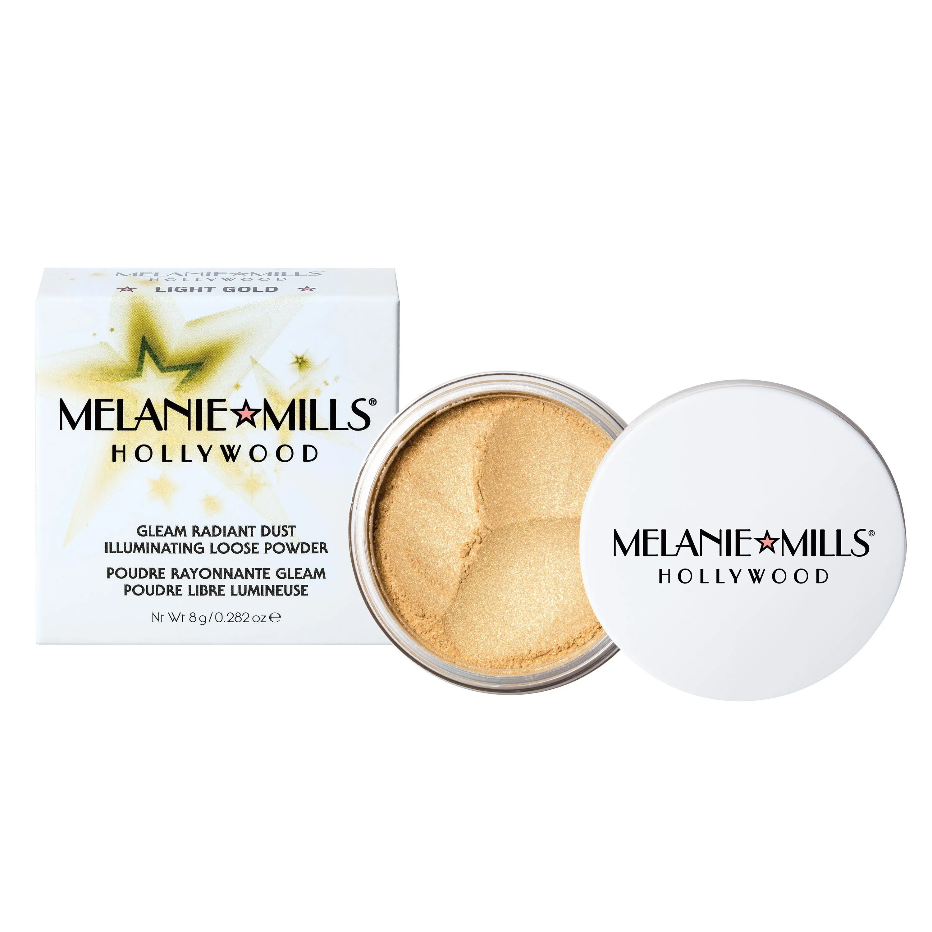 Melanie Mills Gleam Radiant Dust Shimmering Loose Powder for Face & Body