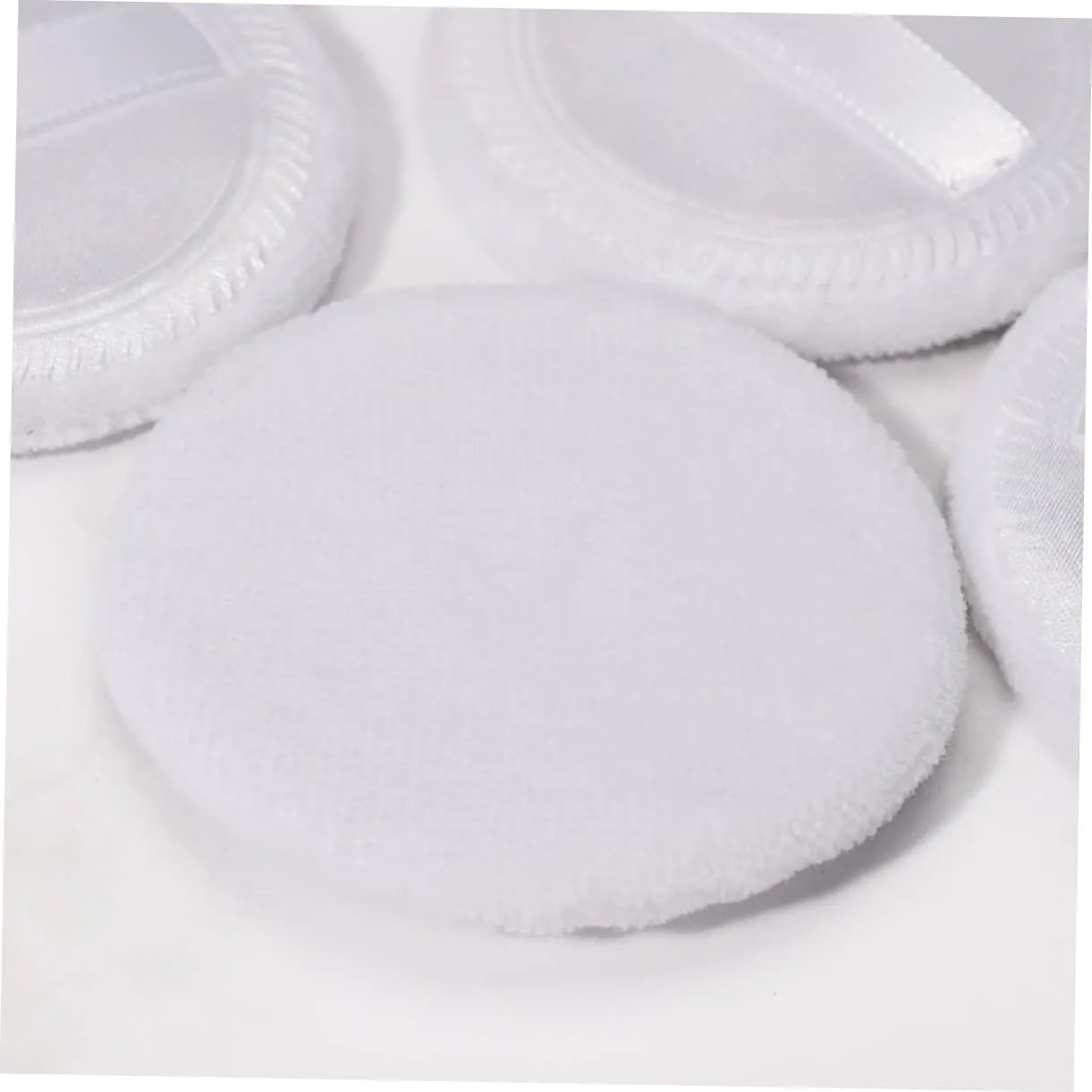 MERRYHAPY 5pcs Makeup Powder Puff Soft Cotton Foundation Applicators for Loose Powder for Women Girls Gentle Skin for Home Salon Travel