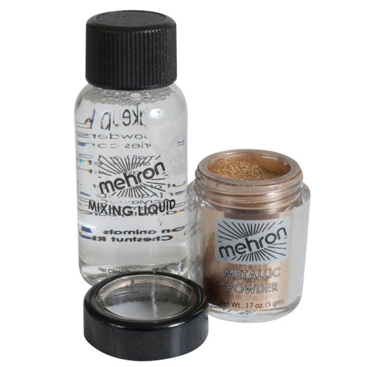 Metallic Powder with Mixing Liquid - Assorted Metallic Colours