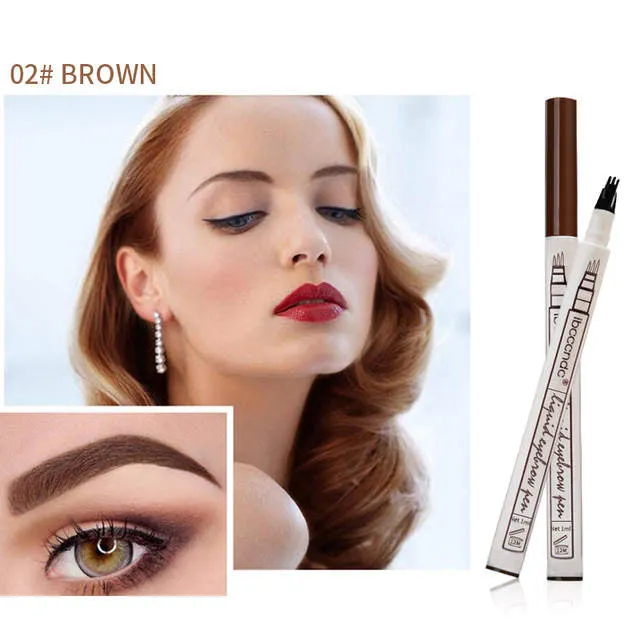 Microblading tattoo style long lasting smude proof eyebrow pencil