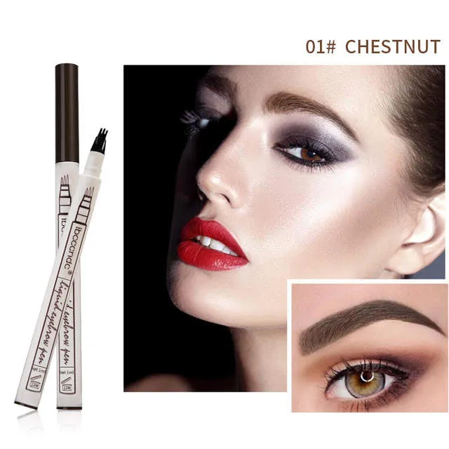 Microblading tattoo style long lasting smude proof eyebrow pencil