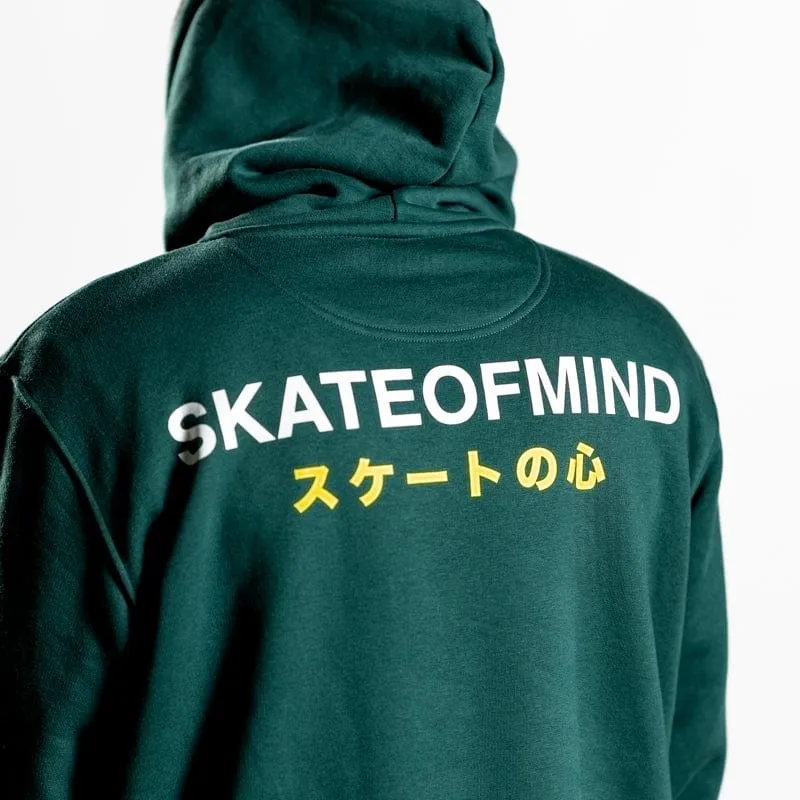 Mikina zelená Skate of Mind "JAPAN"