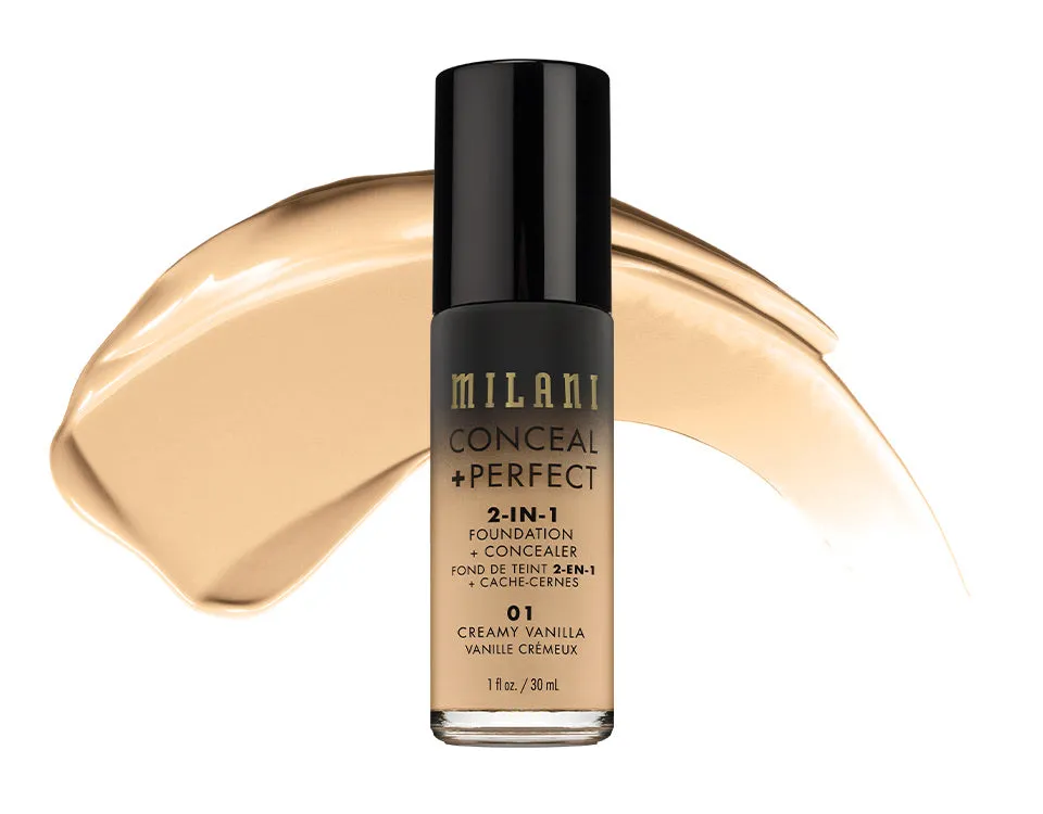MILANI 2-IN-1-FOUNDATION  CONCEALER