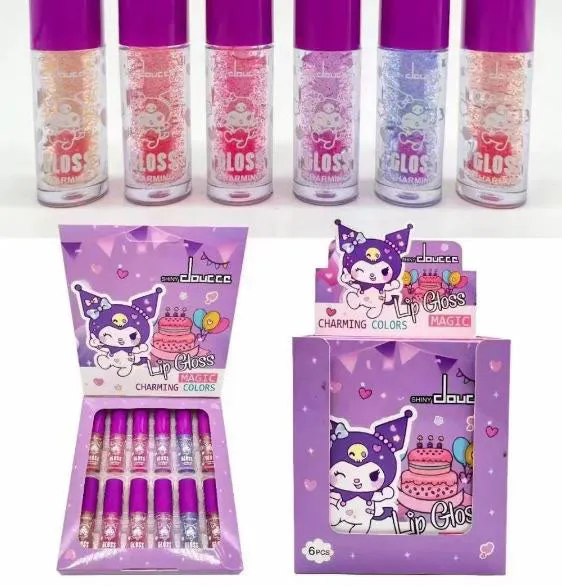 Miss Beauty New Pack Of 12pcs kitty  Magic Waterproof Charming Colors lip gloss NO.1060