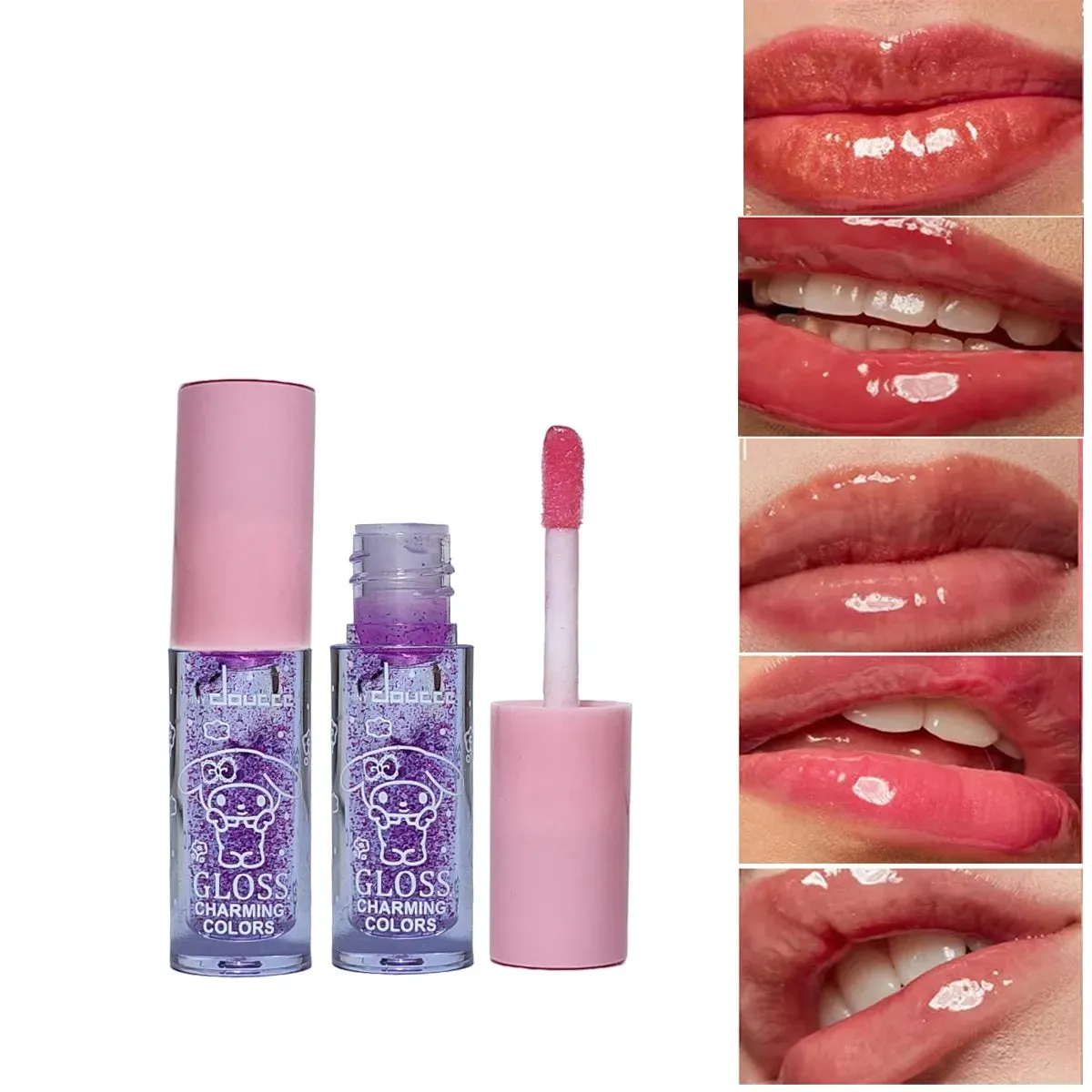 Miss Beauty New Pack Of 12pcs kitty  Magic Waterproof Charming Colors lip gloss NO.1060