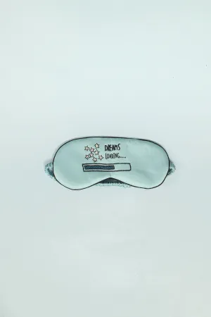 Moonbeam- Satin Embroidered Eye Mask