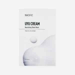 Nacific Uyu Cream Nourishing Sheet Mask Pack 1ea