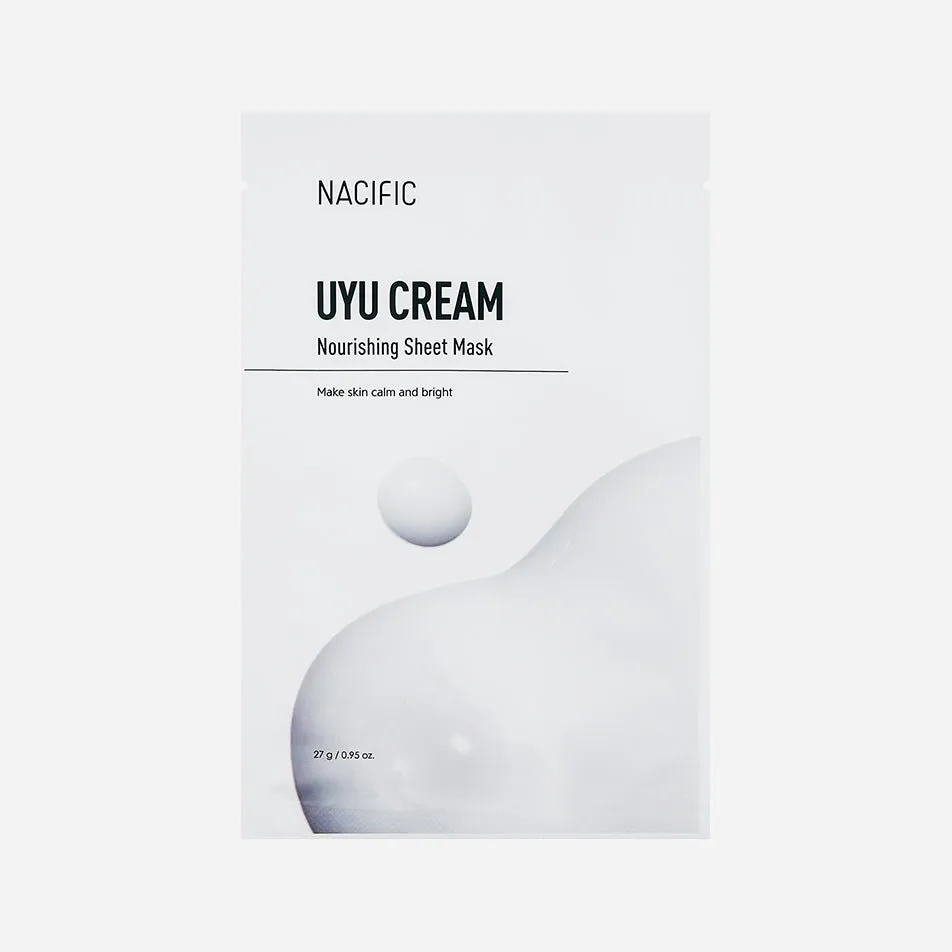 Nacific Uyu Cream Nourishing Sheet Mask Pack 1ea