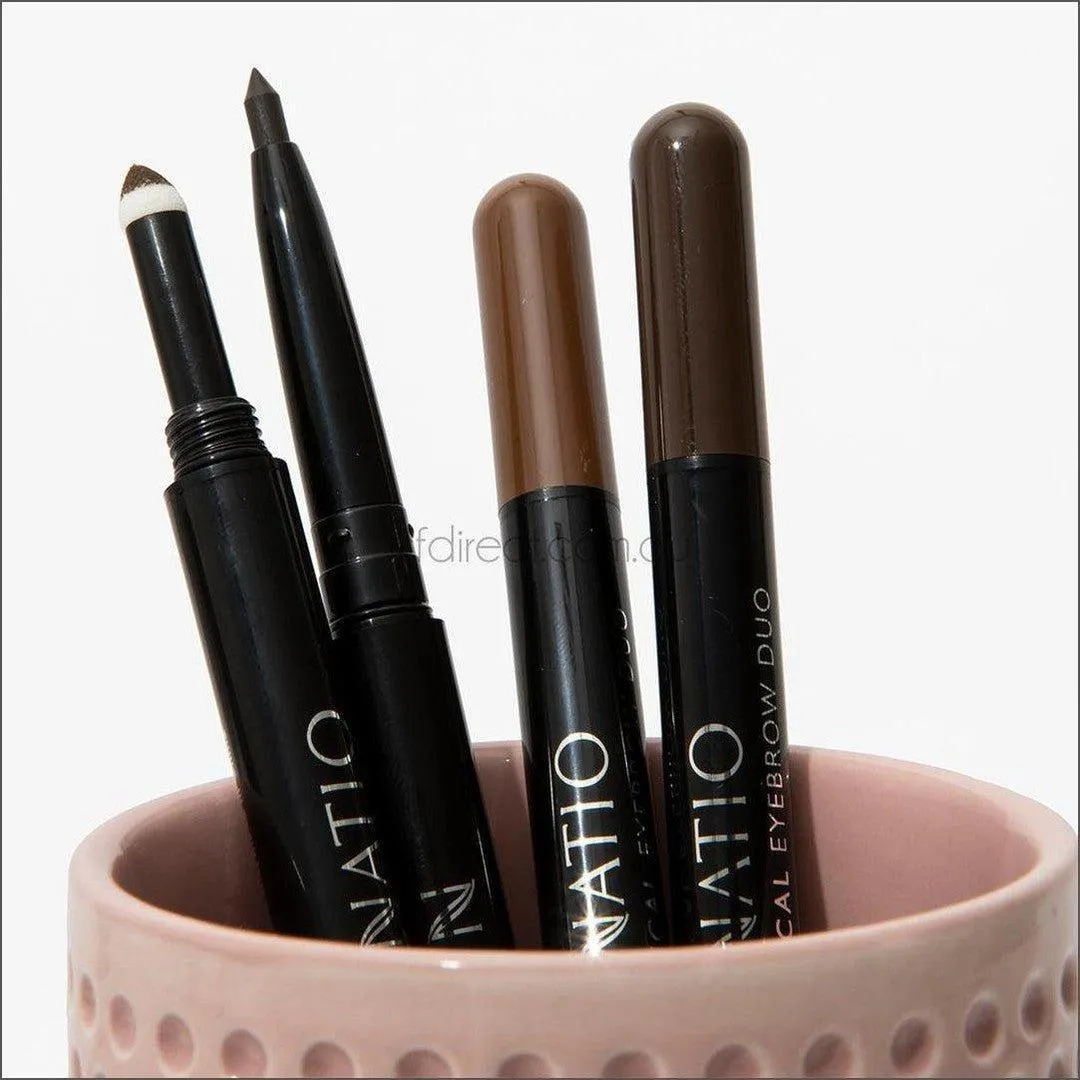 Natio Mechanical Eyebrow Duo Medium Brown 0.7g