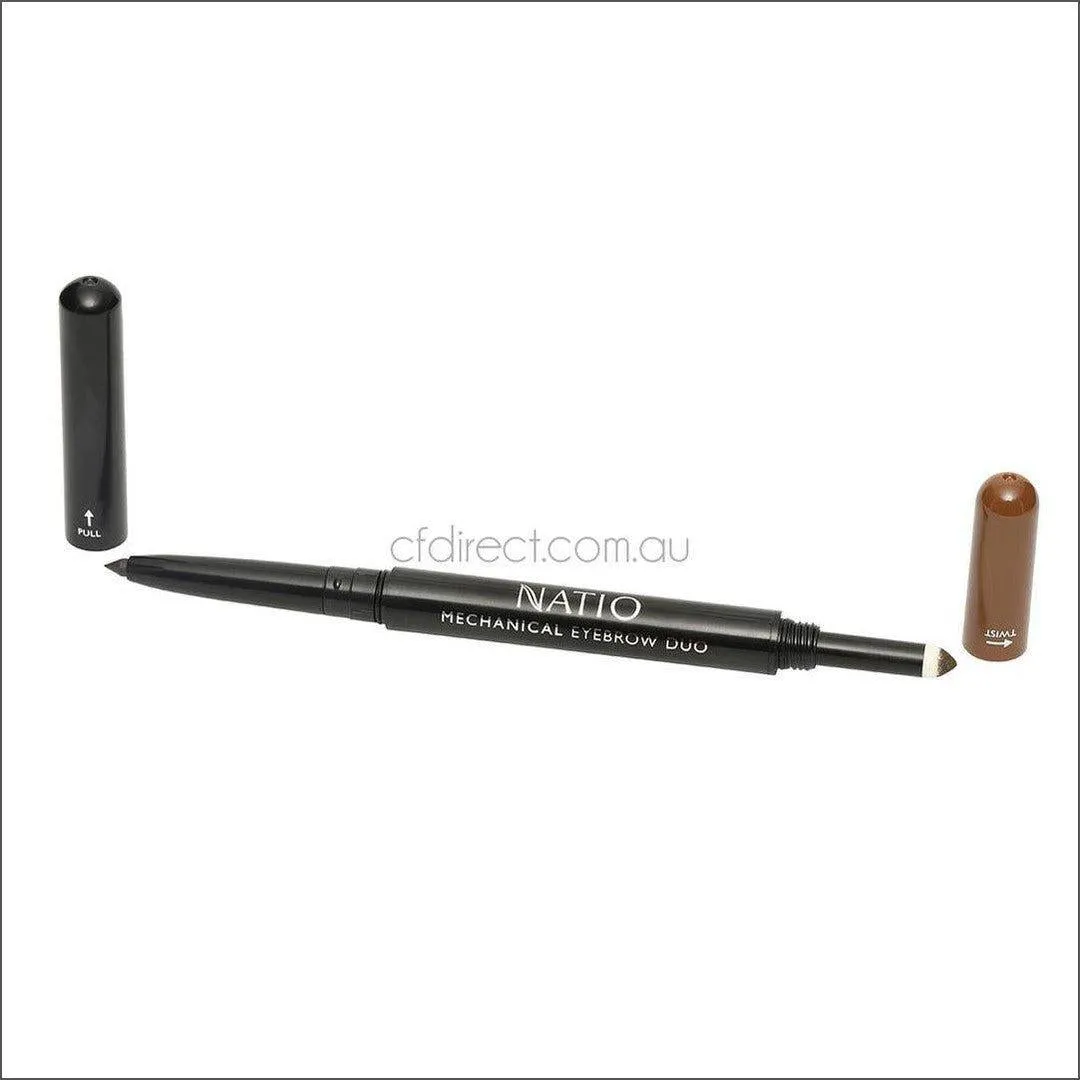 Natio Mechanical Eyebrow Duo Medium Brown 0.7g