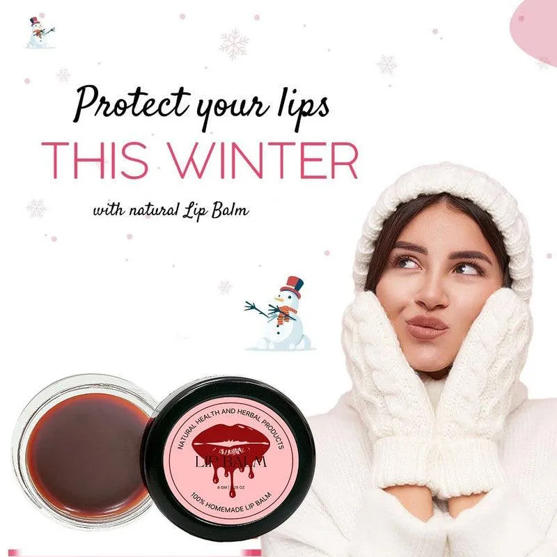 Natural Health and Herbal products Tropical Strawberry Bliss Lip Balm: Lips' Best Friend SPF Protection Bright Lips 12 Hrs Miniaturization, Long Lasting, Romantic, Kissable, Smooth Enriched, Care- 8g