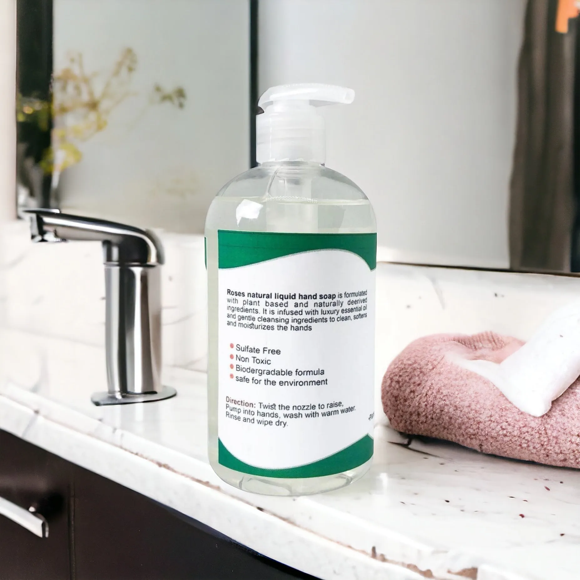 Natural Liquid Hand Soap - Peppermint