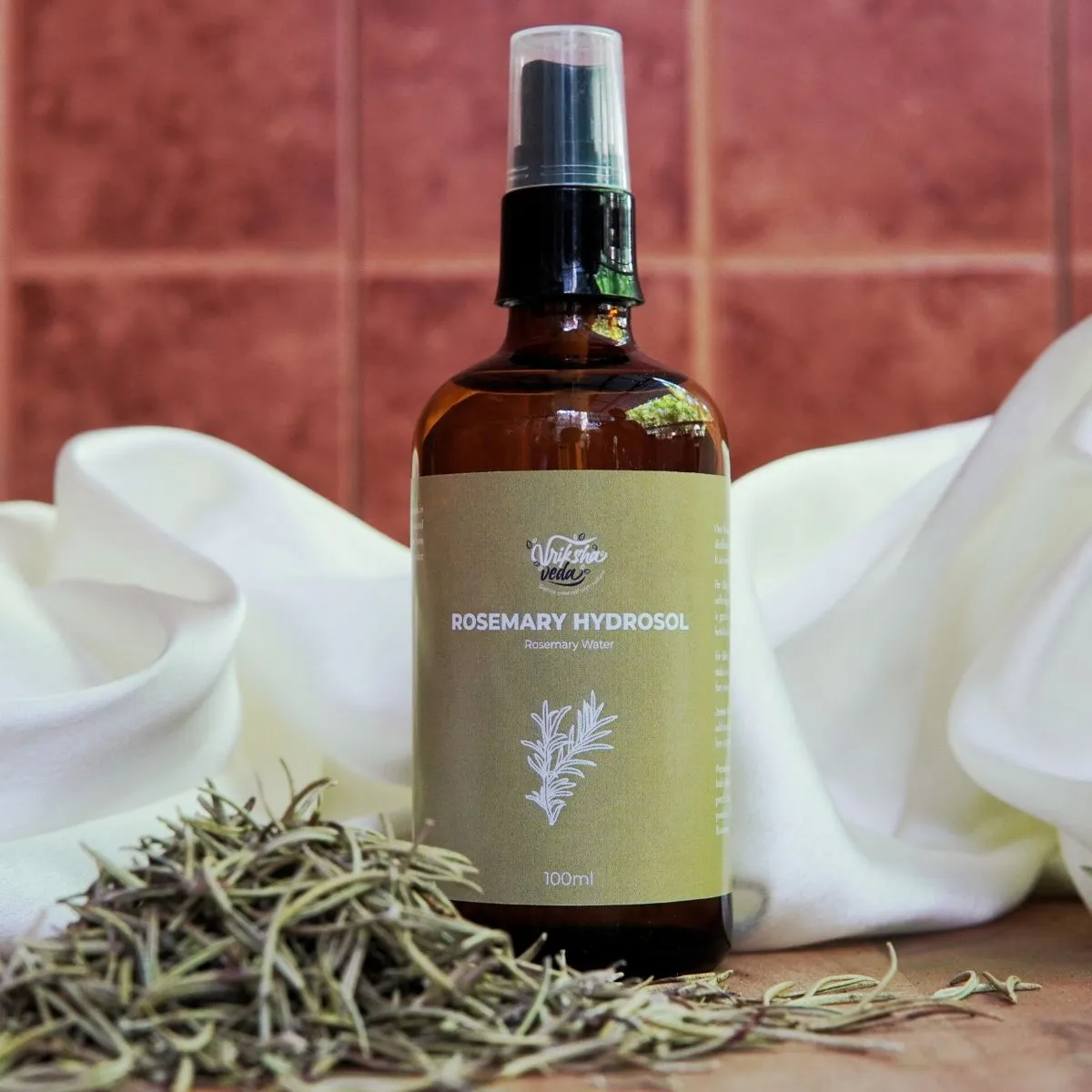Natural Rosemary Hydrosol for Hair and Skin - 100ml