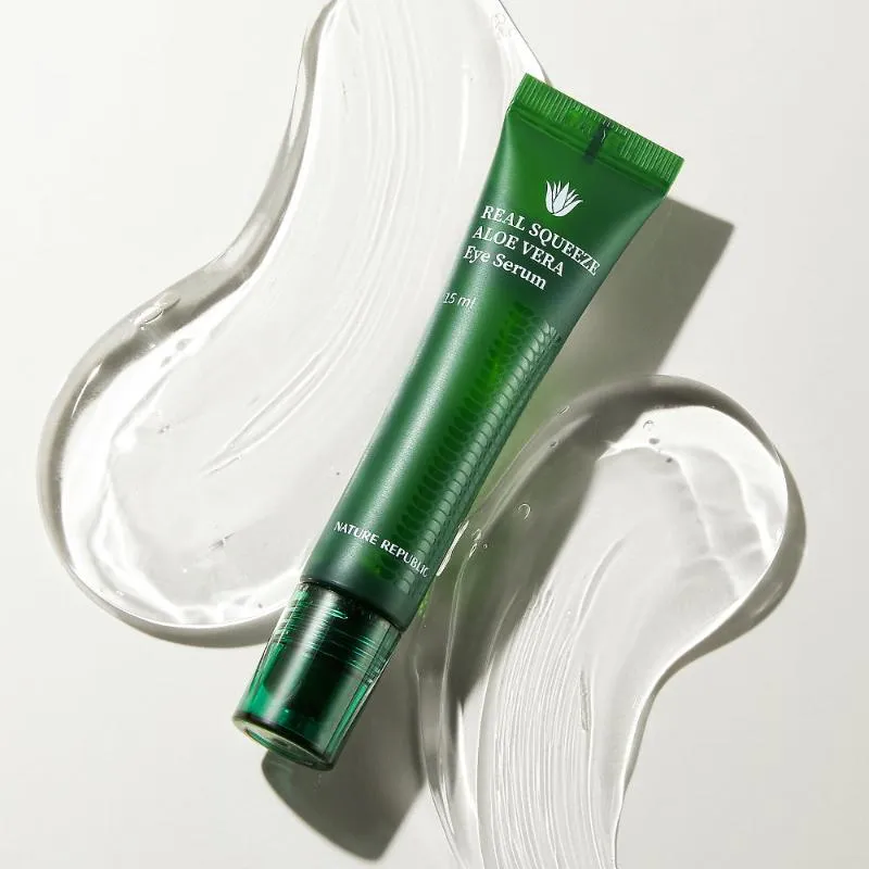 NATURE REPUBLIC Real Squeeze Aloe Vera Eye Serum 15ml, 1pc