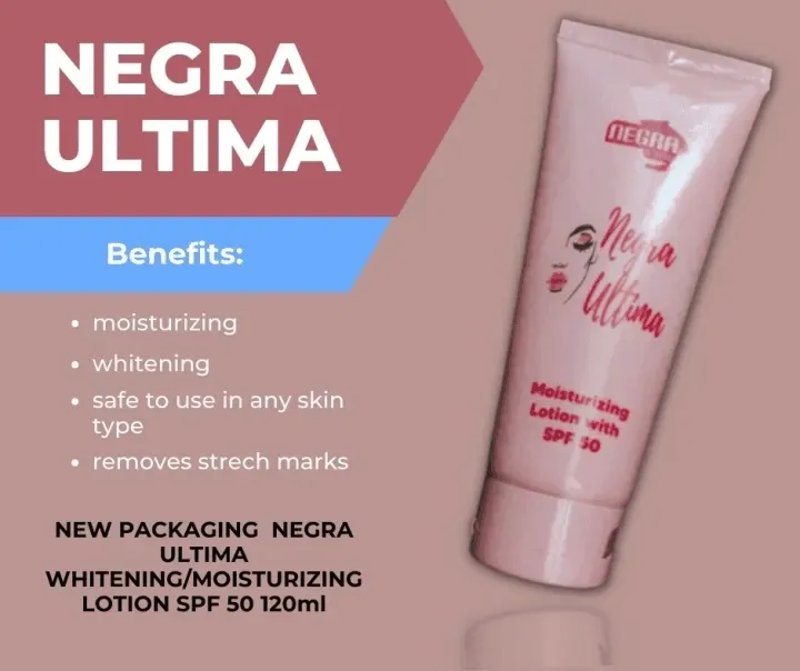 Negra Ultima Moisturizing Lotion With SPF50