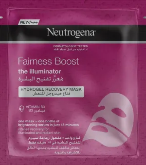 Neutrogena - Face Mask Sheet The Illuminator Fairness Boost Hydrogel Recovery