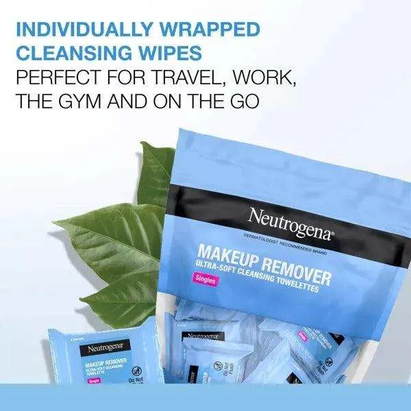 Neutrogena Individually Wrapped Makeup Remover Cleansing Wipes - 20ct
