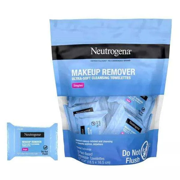 Neutrogena Individually Wrapped Makeup Remover Cleansing Wipes - 20ct