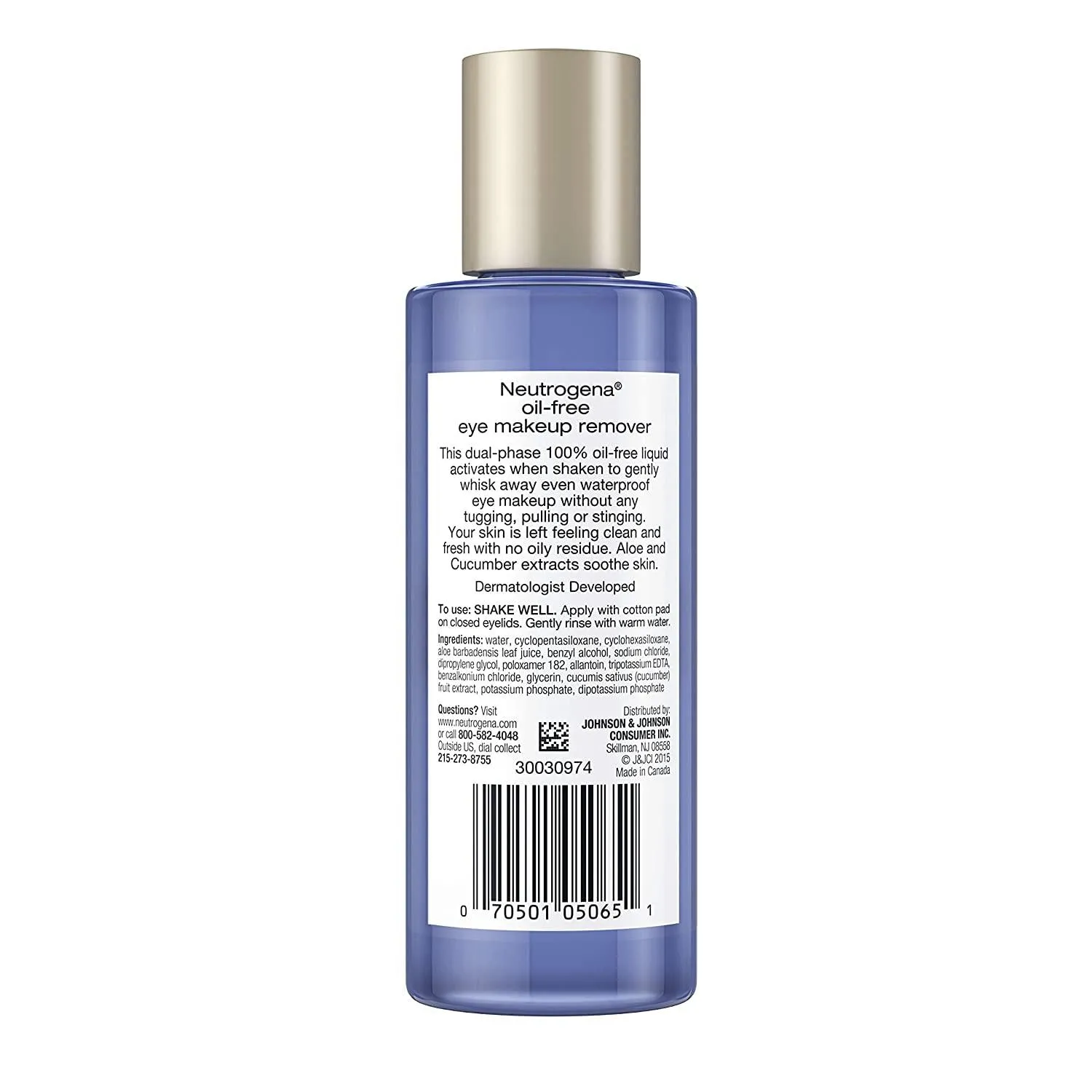 Neutrogena Oil-Free Eye Makeup Remover 5.5 Fl oz