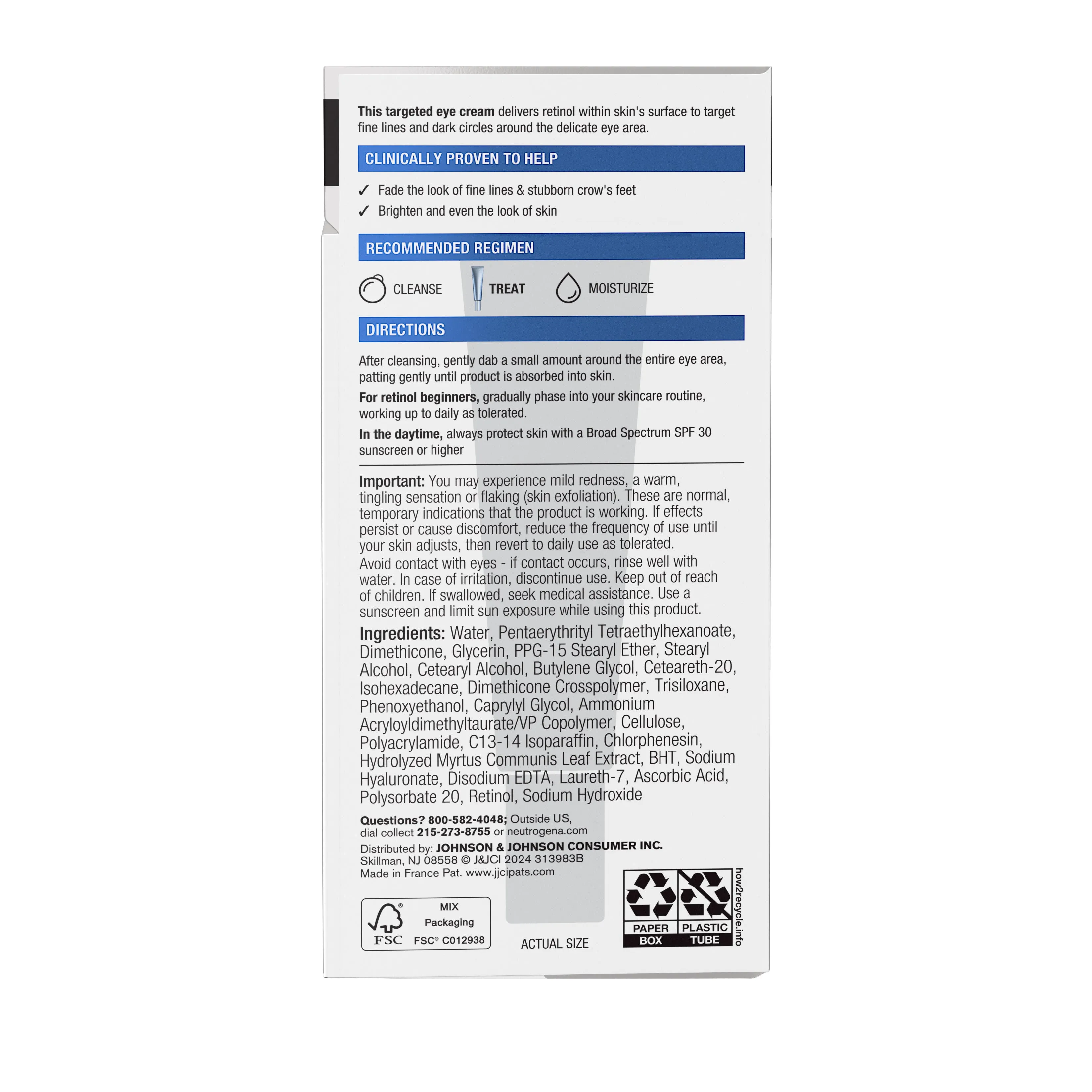 Neutrogena Rapid Wrinkle Repair® Retinol Eye Cream