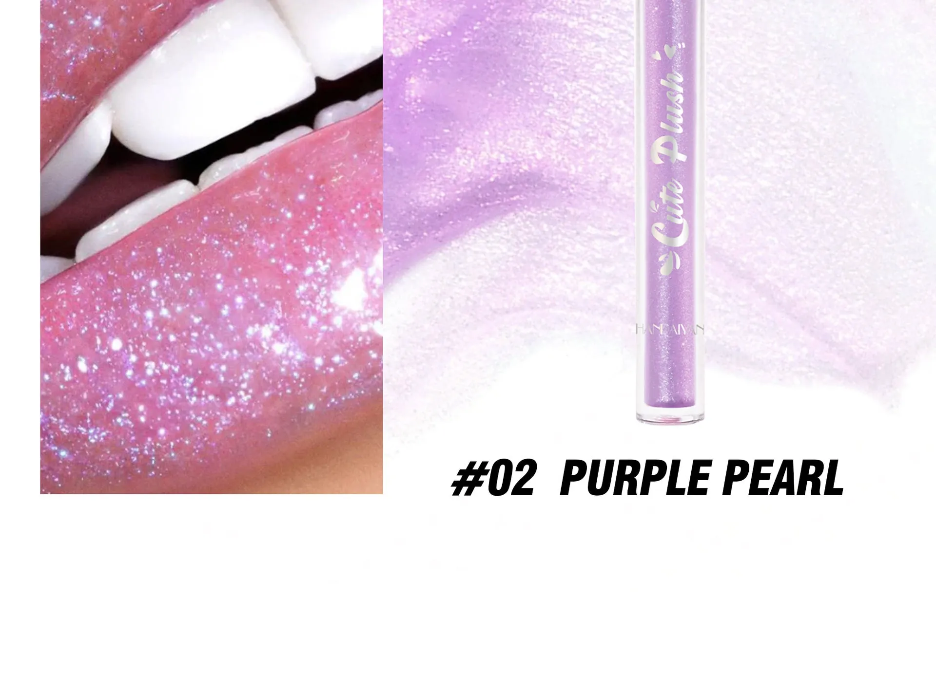 New Pearl Gloss Cat Head Furry Polarized Lip Glaze Moisturizing Lip Gloss