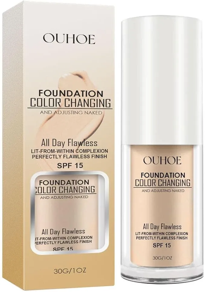 New sealed Colour Changing Foundation, Hydrating Waterproof and Light Long Lasting Foundation