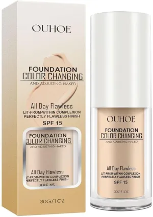New sealed Colour Changing Foundation, Hydrating Waterproof and Light Long Lasting Foundation