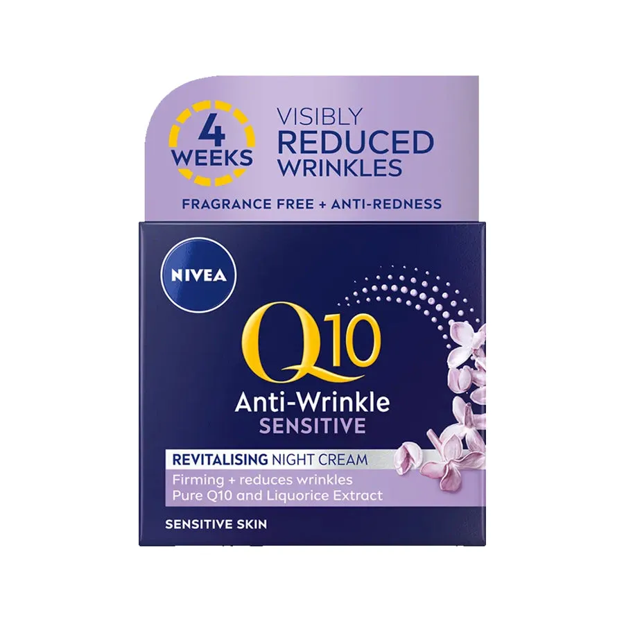 Nivea Q10 Anti-Wrinkle Sensitive Firming Night Cream 50ml