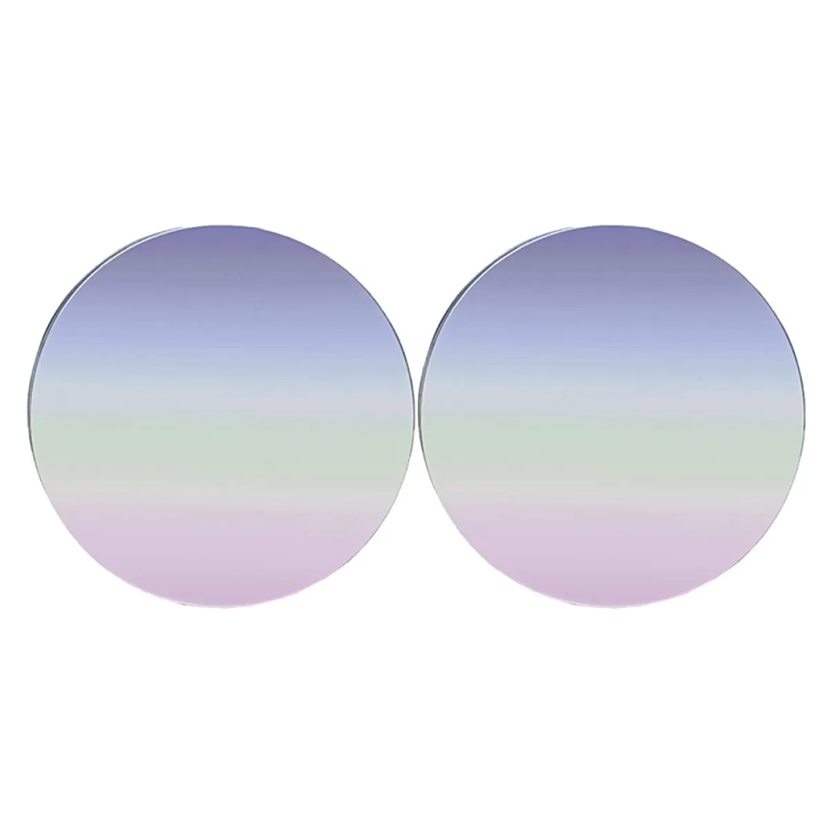 NOLITOY 2pcs Mini Refillable Loose Powder Compact Travel Powder Makeup Case Chic Powder Box Elastic Lid 5g Capacity