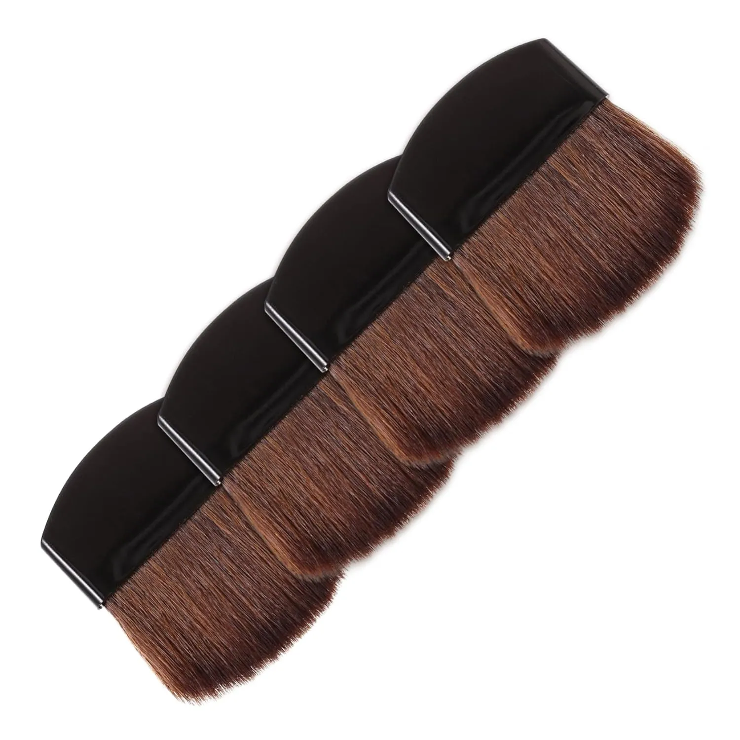 NOLITOY Small Blush Brush for Compact 4pcs Cream Blush Makeup Brush for Loose Powder Women's Face Makeup Tool Portable Easy to Grip