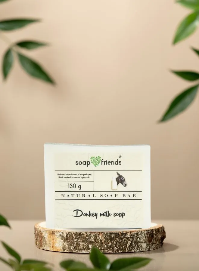 Nourishing Donkey Milk Soap: Hydrating, Anti-Aging, and Gentle Daily Cleanser 130g
