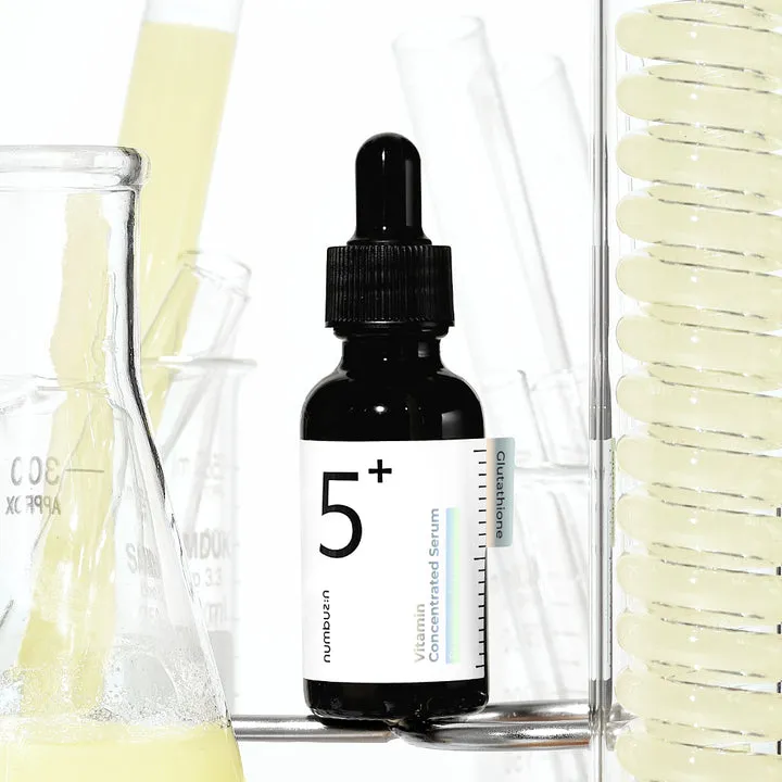 NUMBUZ:N No.3 Super Glowing Essence Toner 200ml   5  Vitamin Concentrated Serum 30ml SET