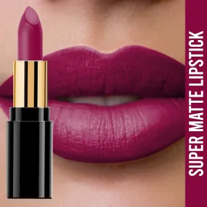 NY Bae Super Matte Lipstick - Vivacious Victoria 21 (4.2 g) | Purple | Loaded With Vitamin E | Rich Colour | Long lasting | Smudgeproof | Vegan