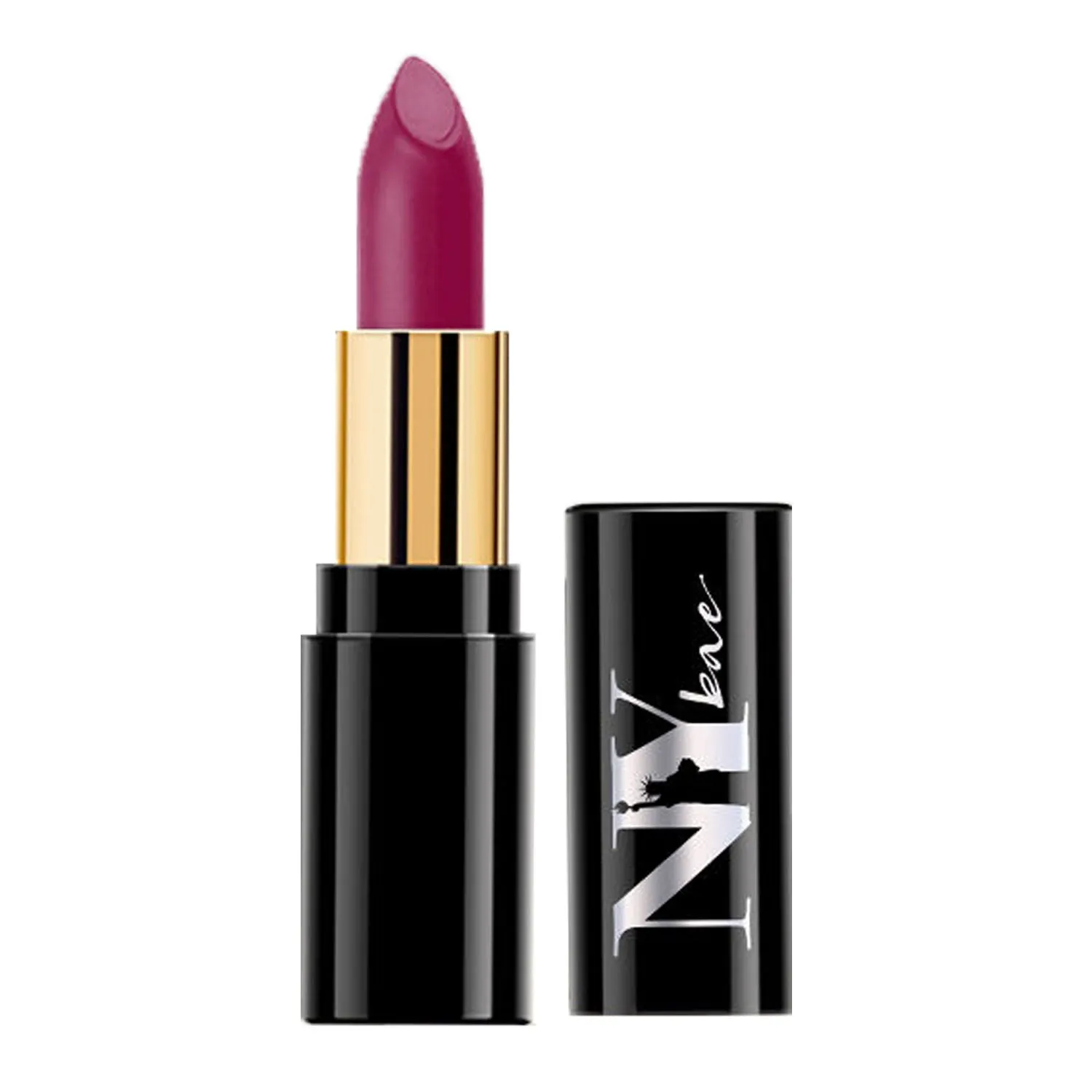 NY Bae Super Matte Lipstick - Vivacious Victoria 21 (4.2 g) | Purple | Loaded With Vitamin E | Rich Colour | Long lasting | Smudgeproof | Vegan