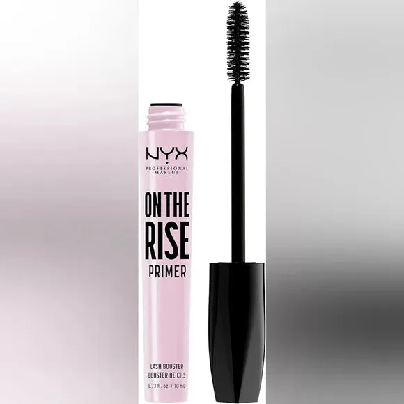 NYX on the rise lash booster color grey blk