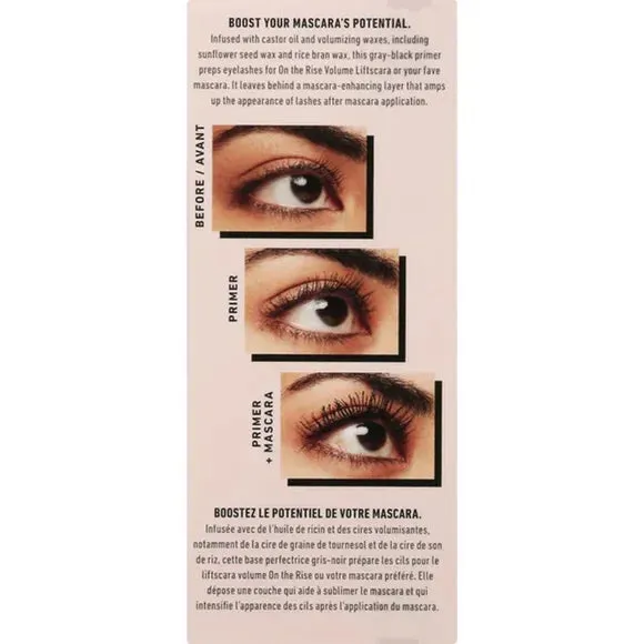 NYX on the rise lash booster color grey blk