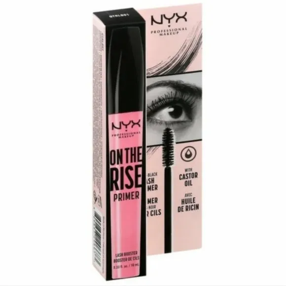 NYX on the rise lash booster color grey blk