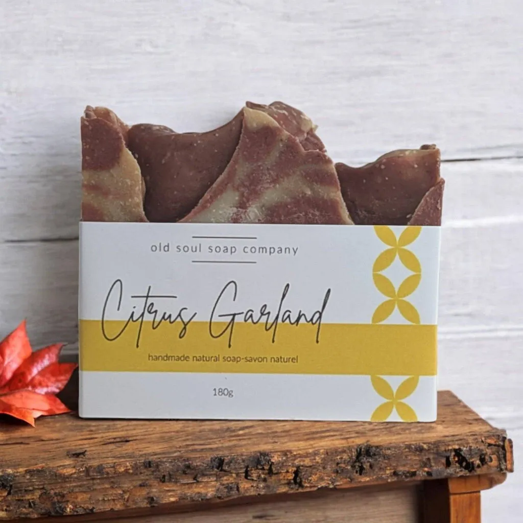 Old Soul Soap Company  Fall and Winter Scents Bar Soap