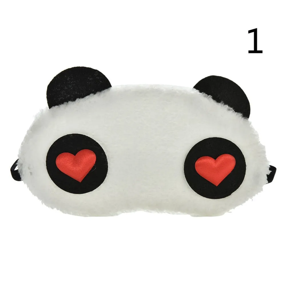 One Piece Lovely Panda Face Sleep Masks Eye Mask