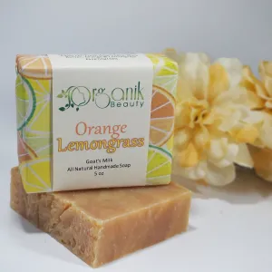 Orange And Lemongrass - Organic Goat's Milk Soap 5 oz