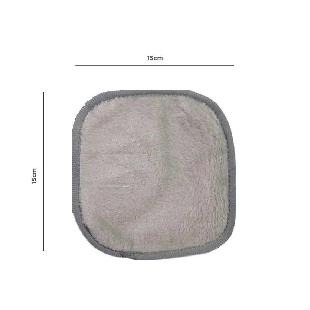 Pack Of 4 - Makeup Remover Cloth Soft Microfiber Reusable Facial Cleansing Towel- Blue