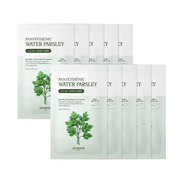 Pantothenic Water Parsley Clear Sheet Mask