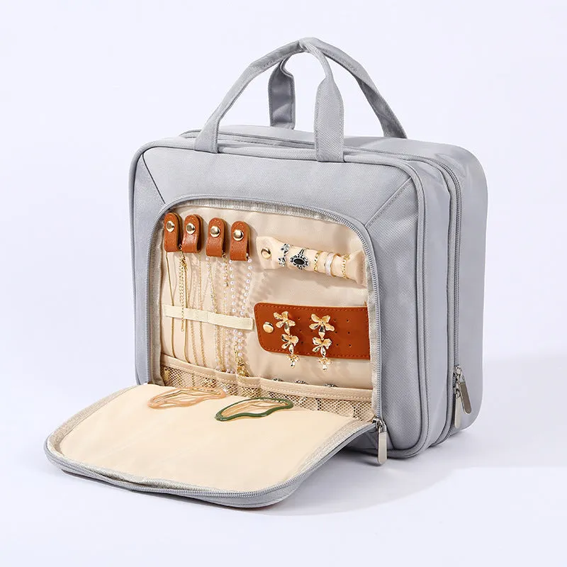 Personalized Travel Makeup Bag Organizer, Hanging Toiletry Bag