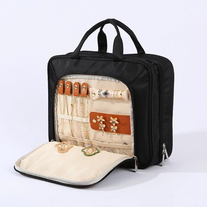 Personalized Travel Makeup Bag Organizer, Hanging Toiletry Bag