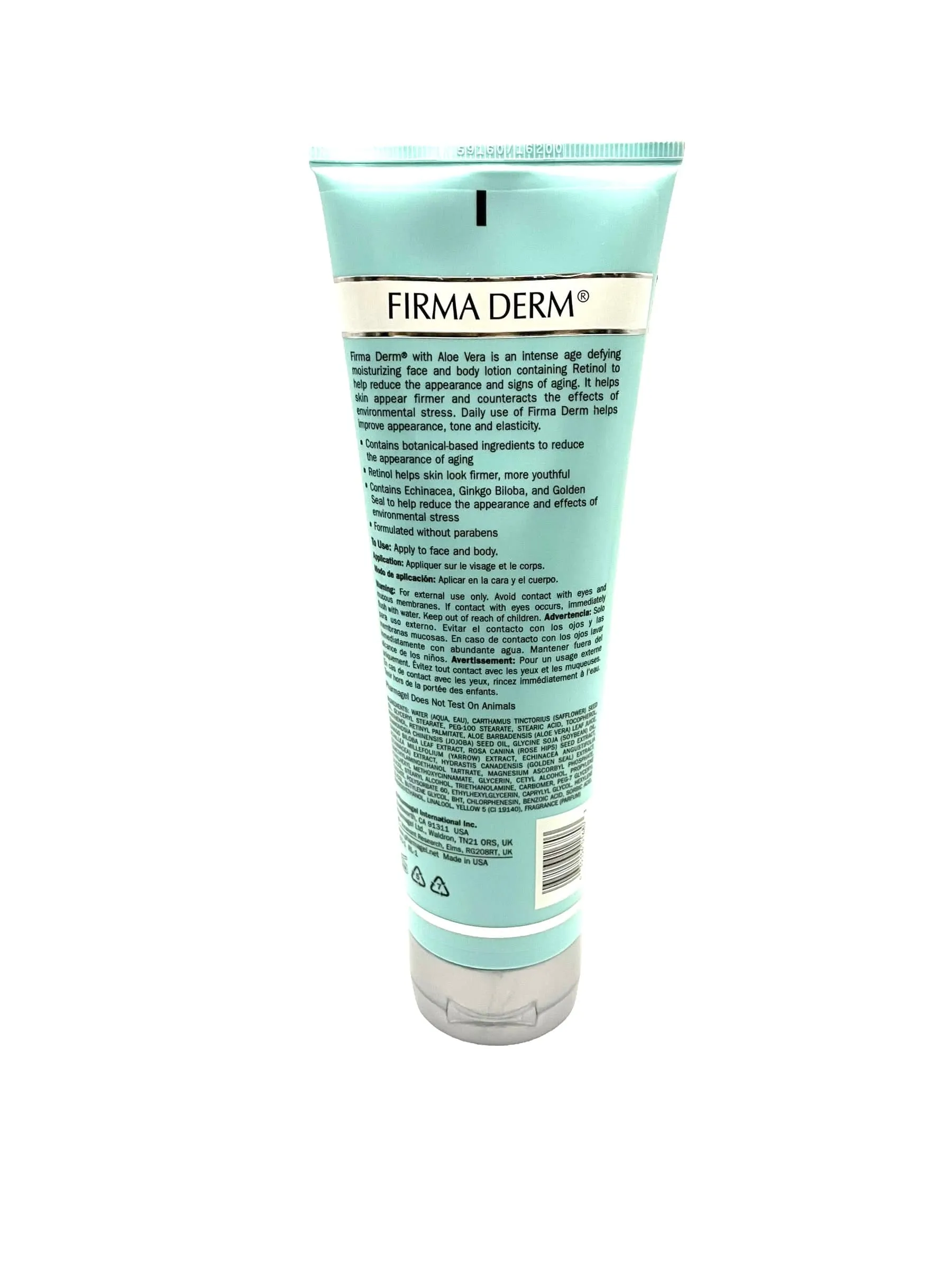 Pharmagel Firma Derm Moisturizing Lotion Age Defying Face & Body 8.5 oz