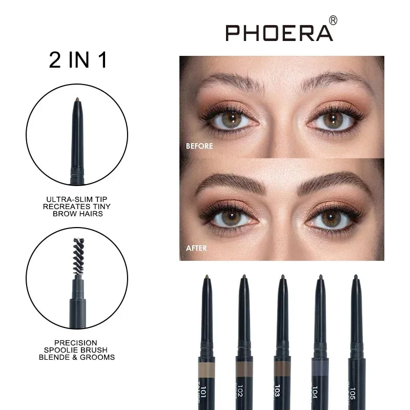 PHOERA Double-Headed Eyebrow Pencil Makeup