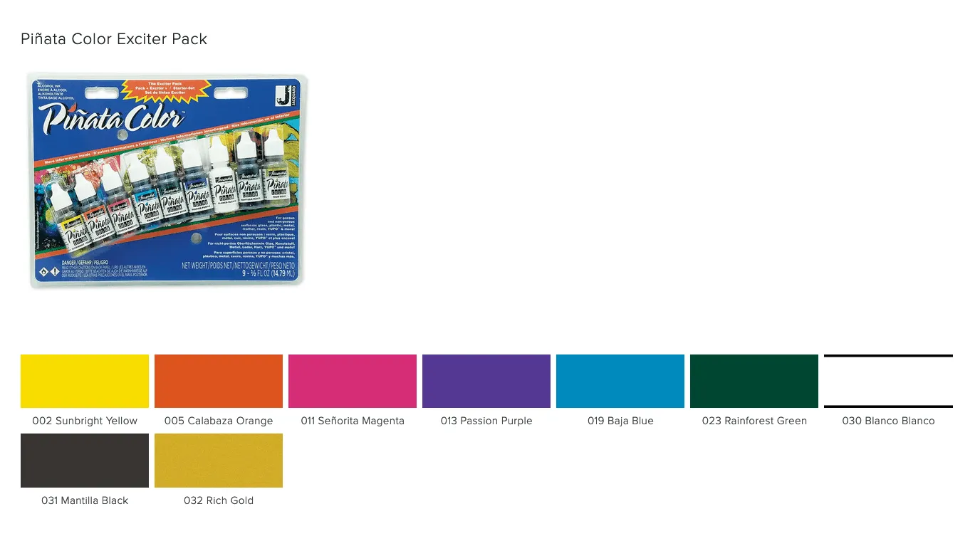 Pinata Alcohol Ink Exciter Packs