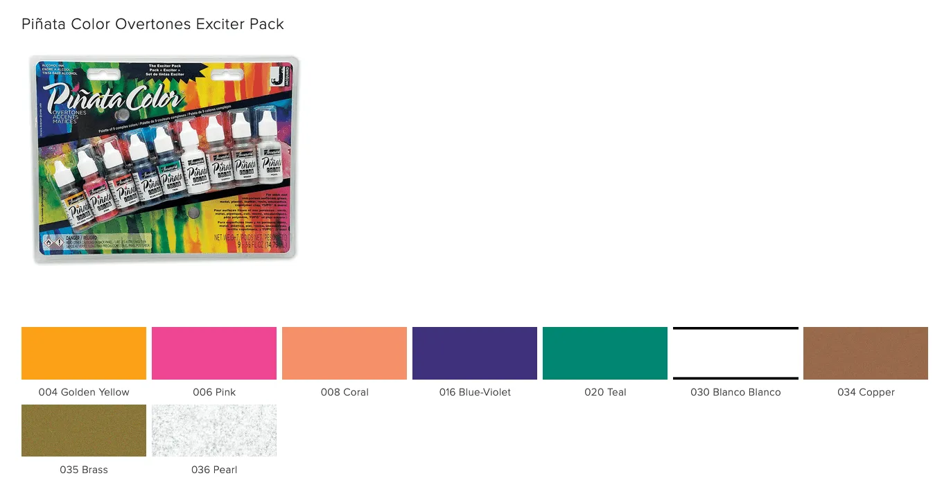 Pinata Alcohol Ink Exciter Packs