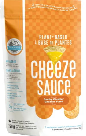 Plantworthy - Plant-Based Cheeze Sauce, Smoky Cheddar, 150 g