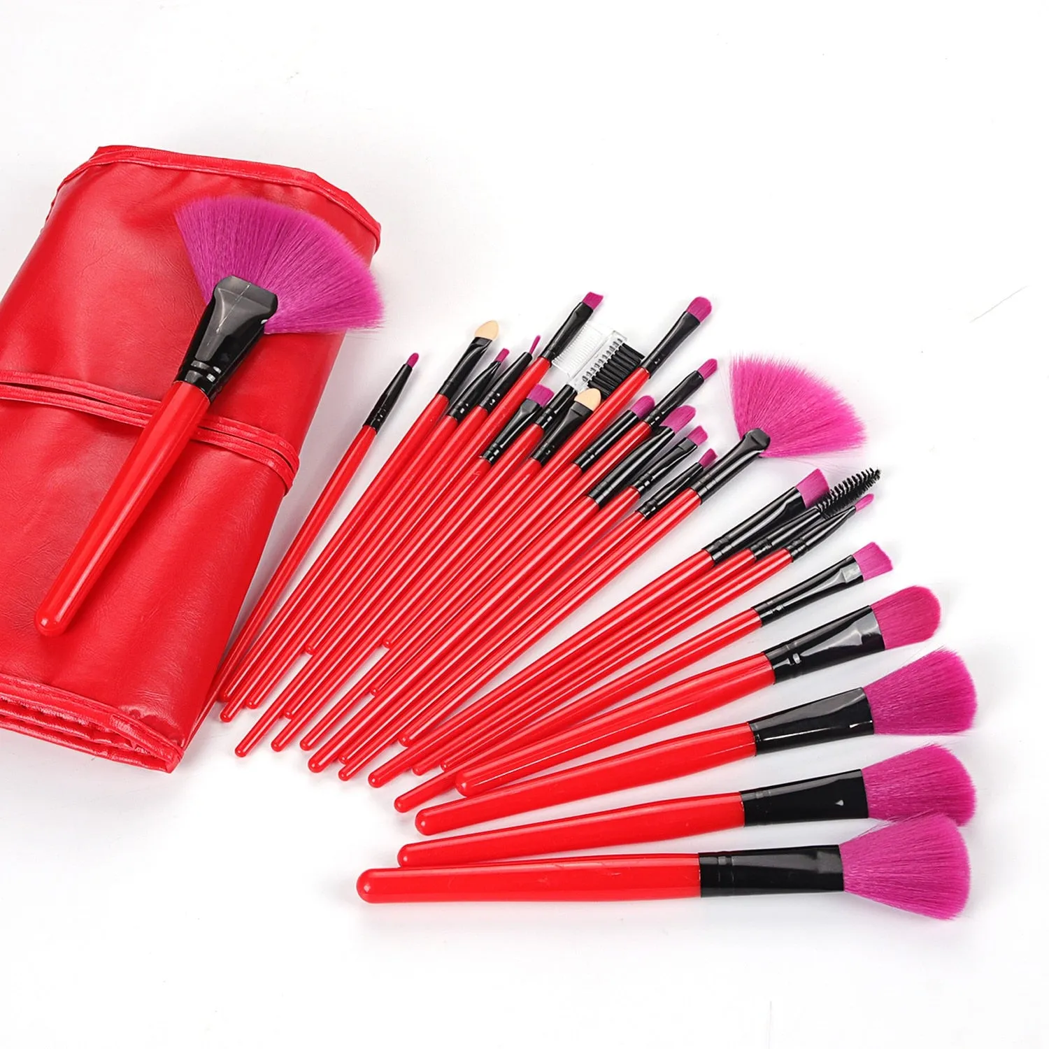 Professional Cosmetics Gift Bag Of  24 pcs Makeup Brush Sets
